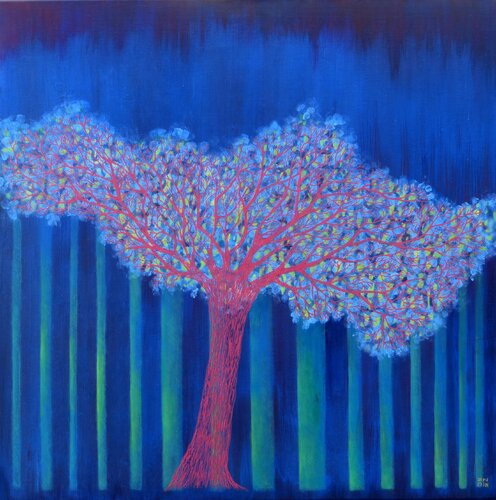 L'arbre qui cachait la forêt von Andrée Cazin, Malerei kaufen auf Singulart