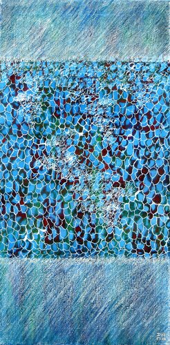 Les fils du temps van Andrée Cazin, Schilderij te koop op Singulart