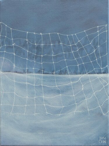 Fin de la partie par Andrée Cazin, Peinture en vente sur Singulart