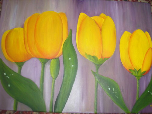 Tulips de Dušan Kochan, Pintura a la venta en Singulart