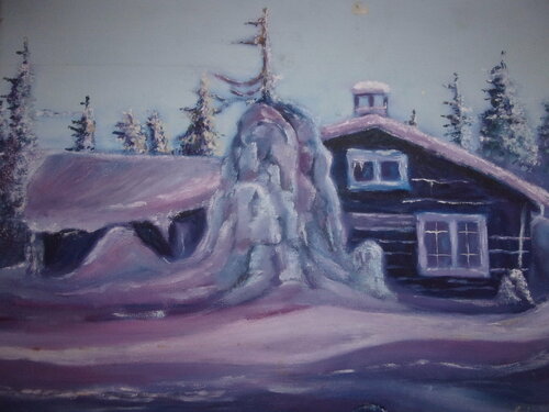 Winter tale by Dušan Kochan, Painting for Sale on Singulart