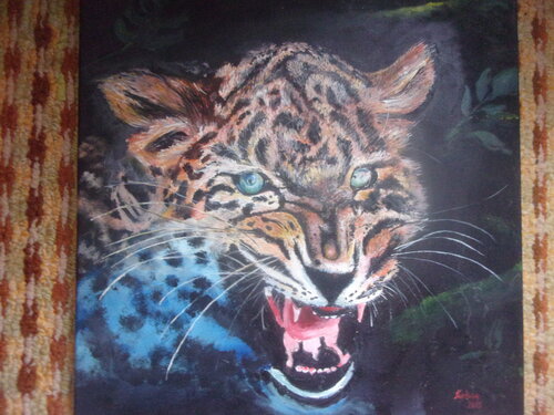 Leopard von Dušan Kochan, Malerei kaufen auf Singulart