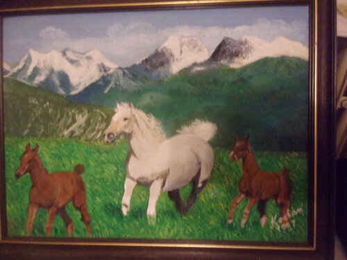 Running horses de Dušan Kochan, Pintura a la venta en Singulart