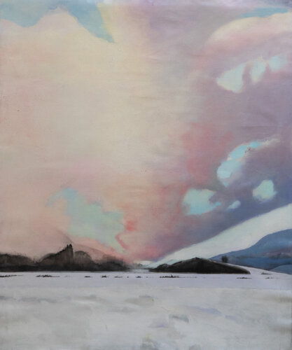 Neve rosa von Luciana Livi, Malerei kaufen auf Singulart