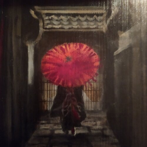 Lanterne Rosse par Luciana Livi, Peinture en vente sur Singulart