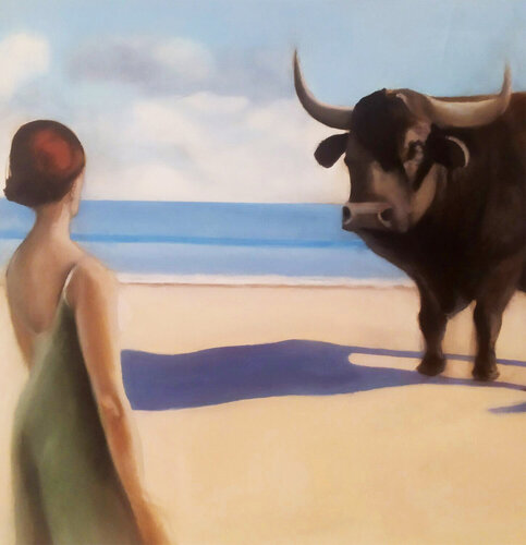 Pasifae e Asterios par Luciana Livi, Peinture en vente sur Singulart