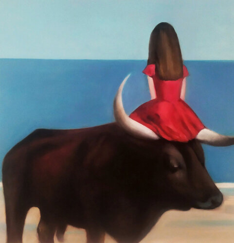 Arianna e Asterio par Luciana Livi, Peinture en vente sur Singulart