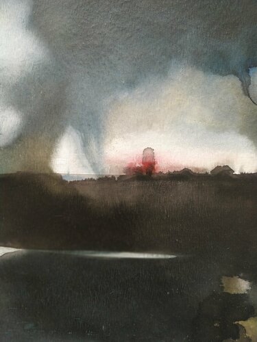 Appuntamento al tramonto von Luciana Livi, Malerei kaufen auf Singulart