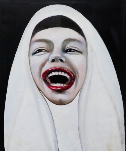 Suora bianca von Luciana Livi, Malerei kaufen auf Singulart