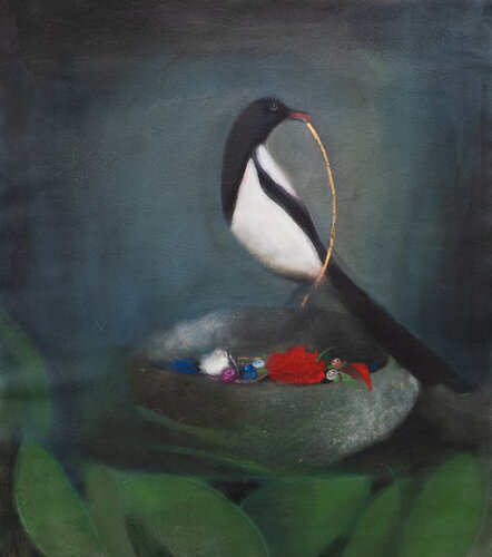 La Gazza ladra von Luciana Livi, Malerei kaufen auf Singulart