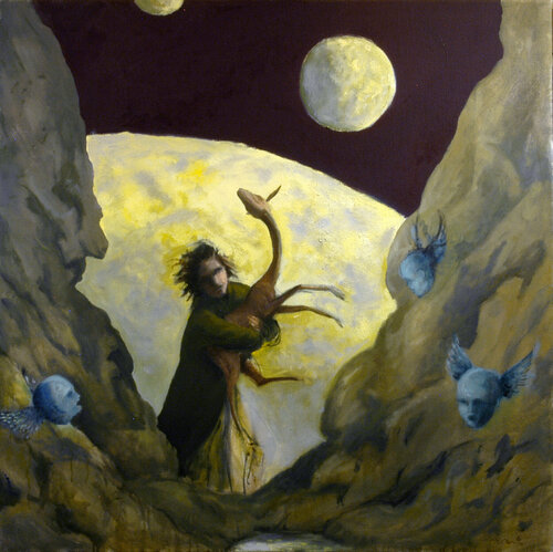 Burdened with My History, I Try A Foreign Path by Nathaniel Clark, Painting for Sale on Singulart