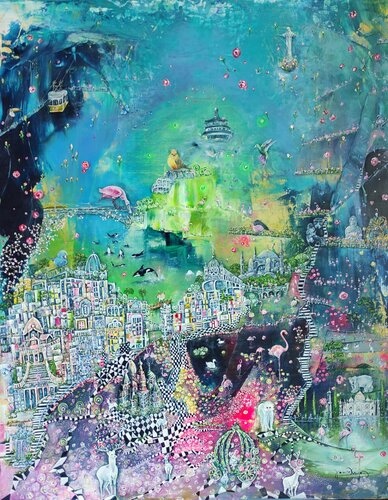 Orca Bay by Jaio DosAnjos, Painting for Sale on Singulart