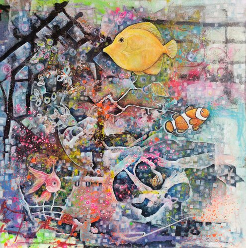 Quiet Place by Jaio DosAnjos, Painting for Sale on Singulart