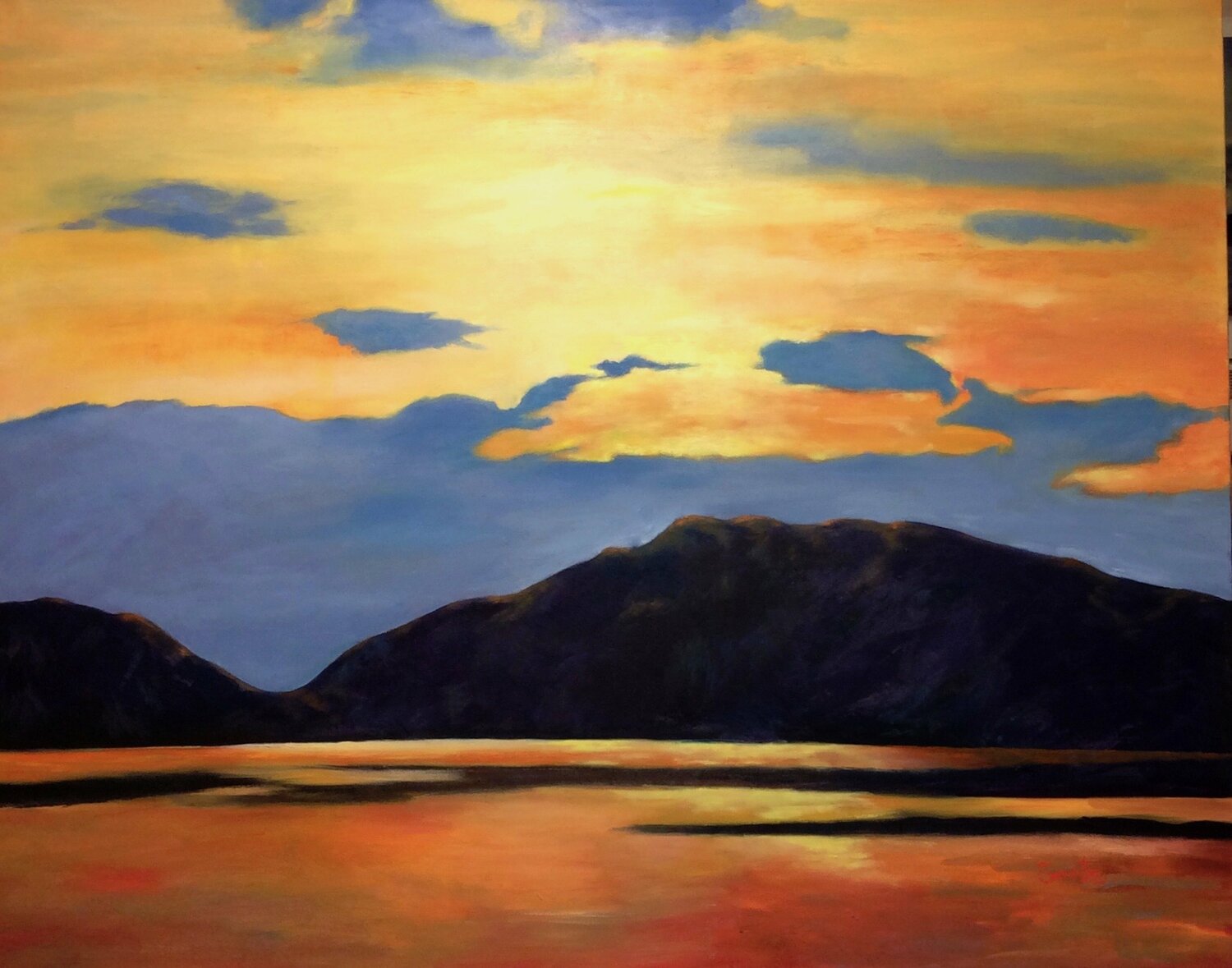 Shadow Mountain Carmelo Sortino Original painting for sale