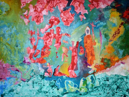 Ausflug in die Vergangenheit II di Leszek Nowak, Pittura in vendita su Singulart