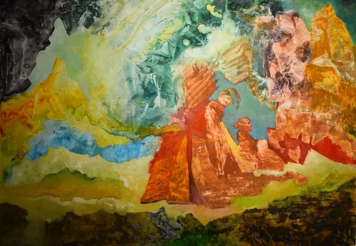 Gefangene der Zeit by Leszek Nowak, Painting for Sale on Singulart