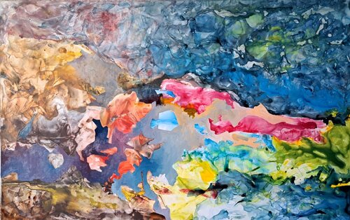 Nothing has happened van Leszek Nowak, Schilderij te koop op Singulart