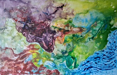 Sorrow and misery van Leszek Nowak, Schilderij te koop op Singulart