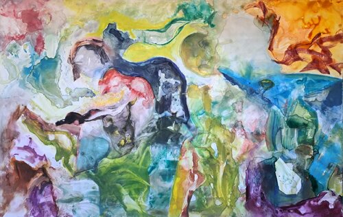 Hide and seek II di Leszek Nowak, Pittura in vendita su Singulart