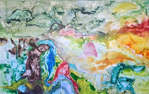 Message from ancient times by Leszek Nowak, Painting for Sale on Singulart