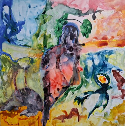 Shot but alive de Leszek Nowak, Pintura a la venta en Singulart