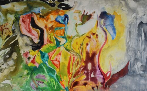 The world has gone completely crazy di Leszek Nowak, Pittura in vendita su Singulart
