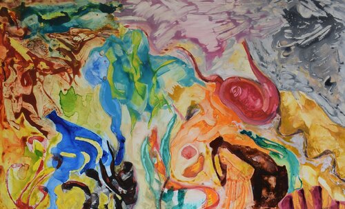 Do you understand something like that II ? di Leszek Nowak, Pittura in vendita su Singulart