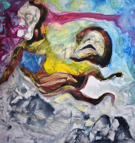 Death run van Leszek Nowak, Schilderij te koop op Singulart