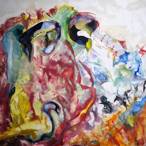 Out of touch with reality di Leszek Nowak, Pittura in vendita su Singulart