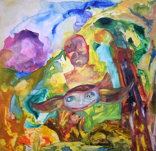 Nobody knew him by Leszek Nowak, Painting for Sale on Singulart