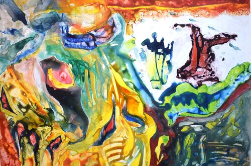 On the other side II de Leszek Nowak, Pintura a la venta en Singulart