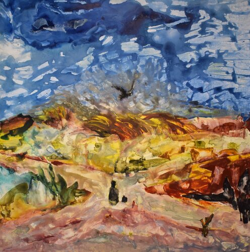 Landschaft: Farewell di Leszek Nowak, Pittura in vendita su Singulart
