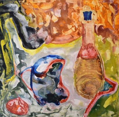Stillleben: For our sins di Leszek Nowak, Pittura in vendita su Singulart