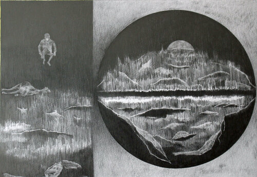 Die Vergangenheit lässt uns nicht ruhen di Leszek Nowak, Disegno in vendita su Singulart