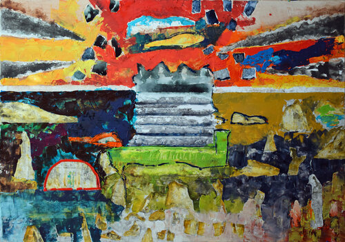 Der Turm I di Leszek Nowak, Pittura in vendita su Singulart
