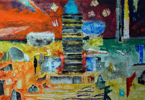 Der Turm VII di Leszek Nowak, Pittura in vendita su Singulart