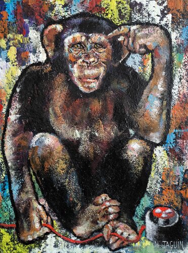 Wild 2 van Nathalie Jaguin, Schilderij te koop op Singulart