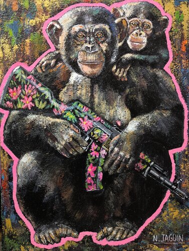 Wild 3 de Nathalie Jaguin, Pintura a la venta en Singulart