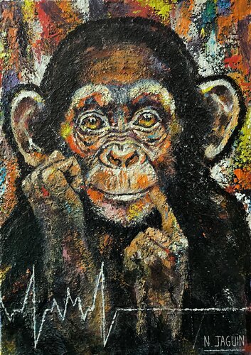 Wild 4 de Nathalie Jaguin, Pintura a la venta en Singulart