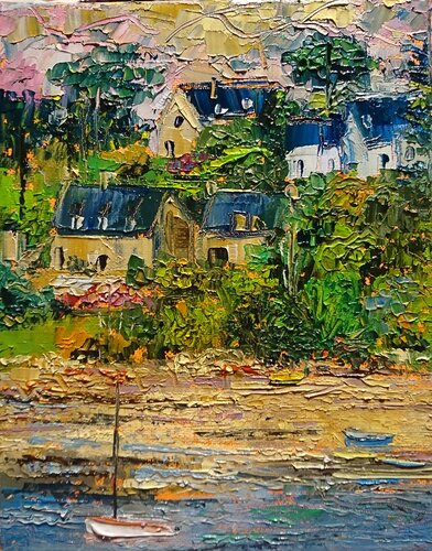 Ciel rose de Nathalie Jaguin, Pintura a la venta en Singulart
