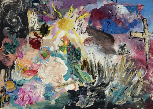 E'questa l'ora tua di Antonio Lucarelli, Pittura in vendita su Singulart