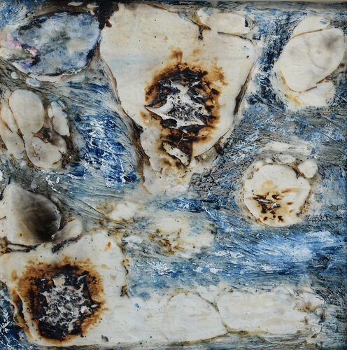 Rose che lacerano il cielo come colpi sparati nel nulla che urla von Antonio Lucarelli, Malerei kaufen auf Singulart