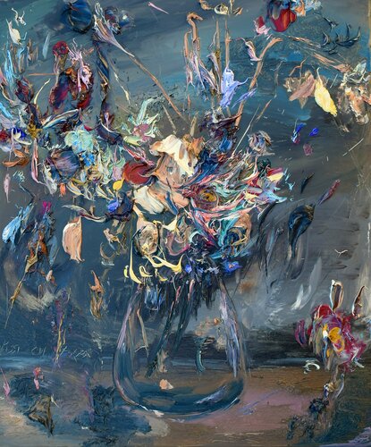 Non far spegnere quel fuoco by Antonio Lucarelli, Painting for Sale on Singulart