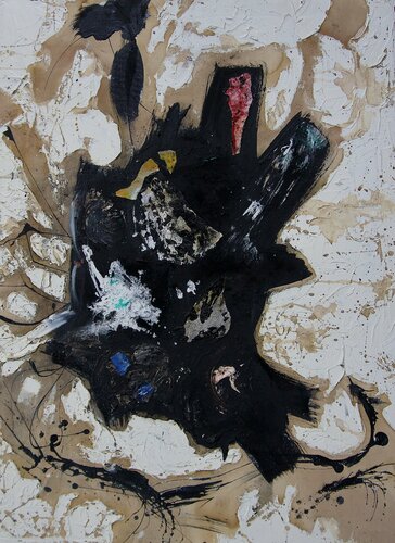 Un'ombra dentro l'anima, ma l'amore, l'amore ancora una volta a salvarci. di Antonio Lucarelli, Pittura in vendita su Singulart