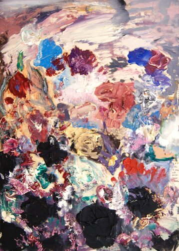 Credimi se ti dico "ti amo" anche quando muoio dentro. di Antonio Lucarelli, Pittura in vendita su Singulart