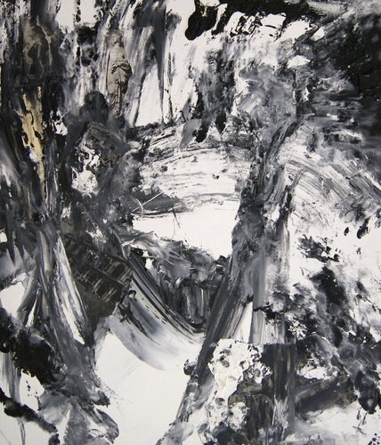 C'è un treno che passa in un battito di ventaglio. de Antonio Lucarelli, Pintura a la venta en Singulart