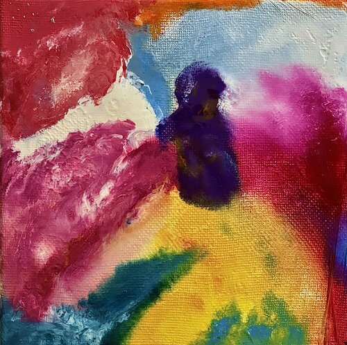 Qualcosa nel mio cuore di nascosto si allontana tra i colori. van Antonio Lucarelli, Schilderij te koop op Singulart