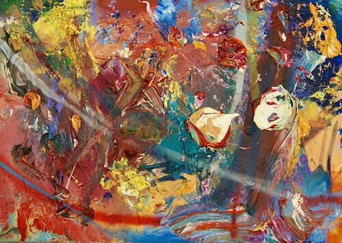 “Non è sufficiente godere della bellezza di un giardino? Che bisogno c’è di credere che nasconda delle fate?” van Antonio Lucarelli, Schilderij te koop op Singulart