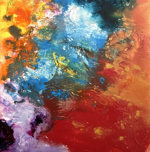 Il linguaggio dei colori by Antonio Lucarelli, 油畫 for Sale on Singulart