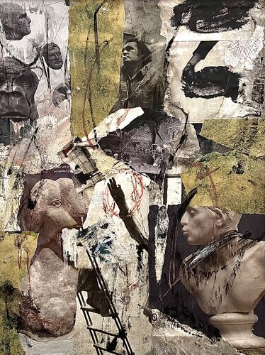 Il contrasto di Antonio Lucarelli, Pittura in vendita su Singulart